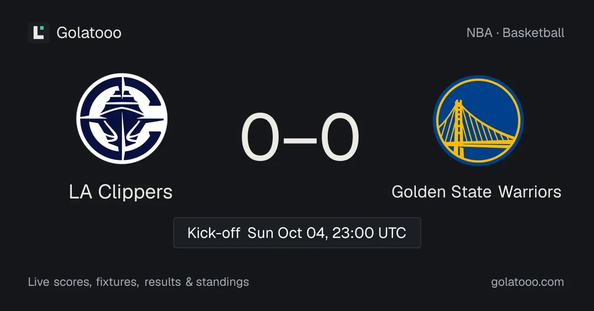 LA Clippers vs Golden State Warriors: preview, form, head-to-head and how to watch