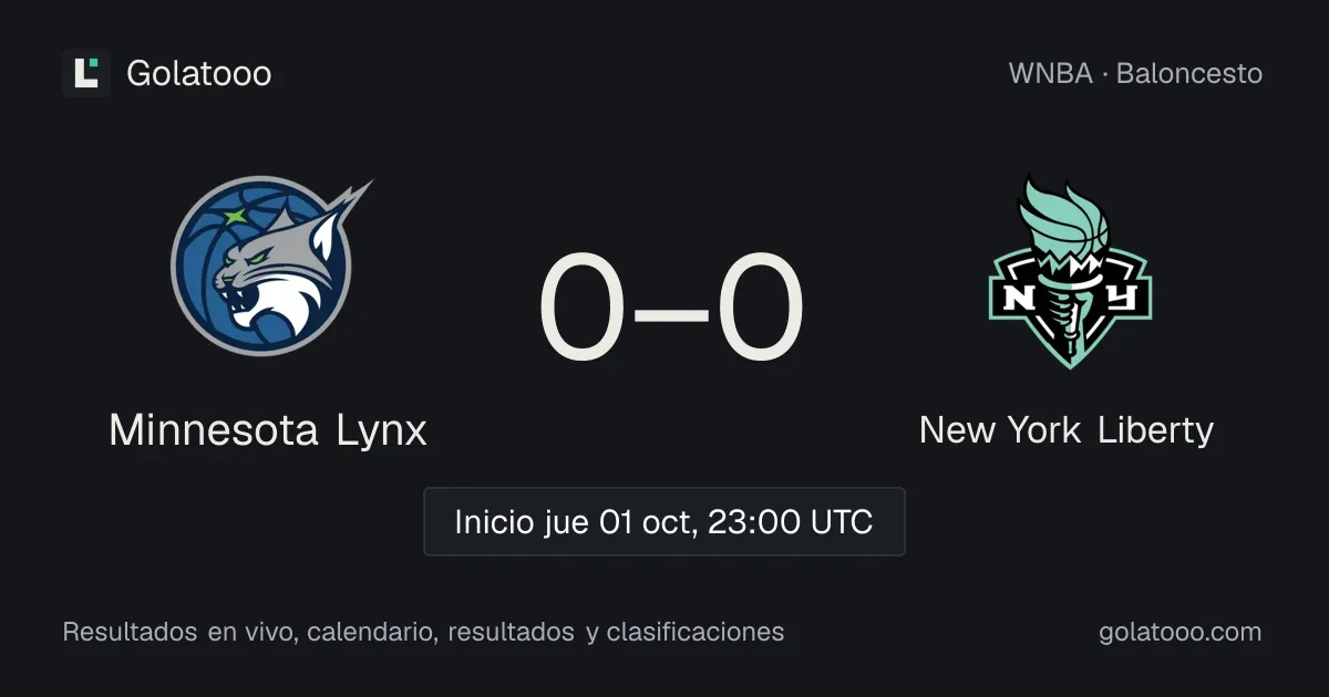 Minnesota Lynx vs New York Liberty: previa, forma, historial y dónde ver el partido