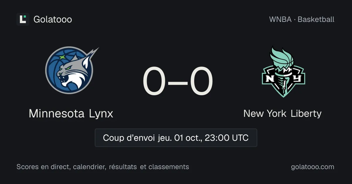 Minnesota Lynx - New York Liberty : avant-match, forme, historique et où regarder la rencontre