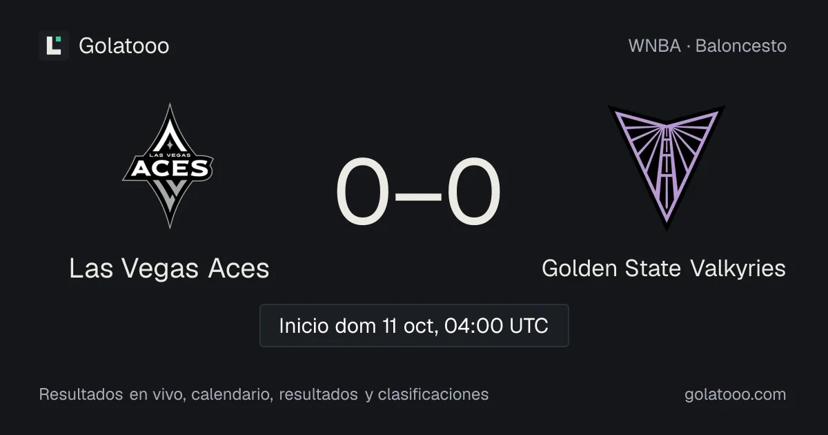 Las Vegas Aces vs Golden State Valkyries: previa, forma, historial y dónde ver el partido