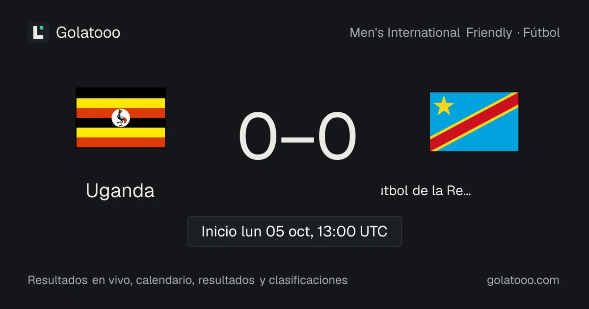 Uganda vs República Democrática del Congo: previa, forma, historial y dónde ver el partido