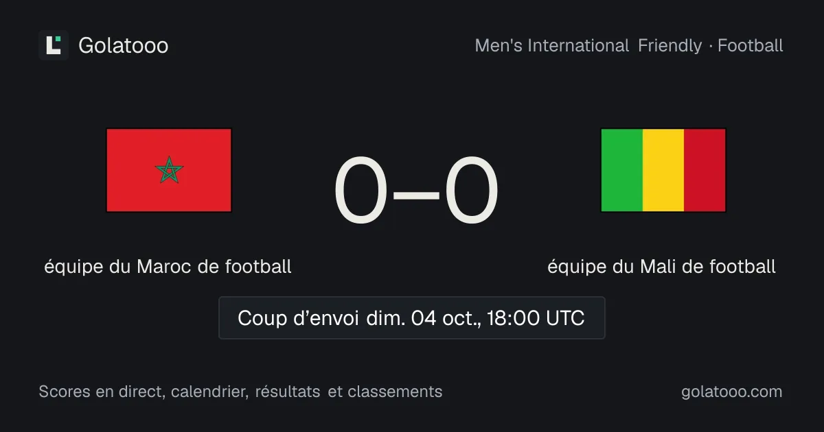 Maroc - Mali : avant-match, forme, historique et où regarder la rencontre