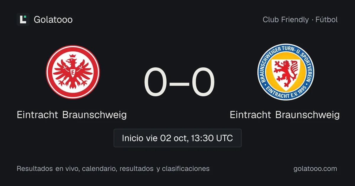 Eintracht Braunschweig vs Eintracht Braunschweig: previa, forma, historial y dónde ver el partido