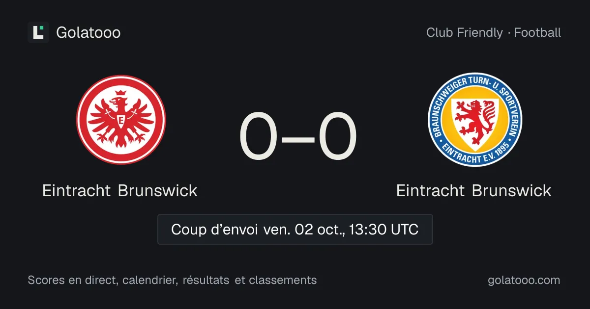 Eintracht Brunswick - Eintracht Brunswick : avant-match, forme, historique et où regarder la rencontre