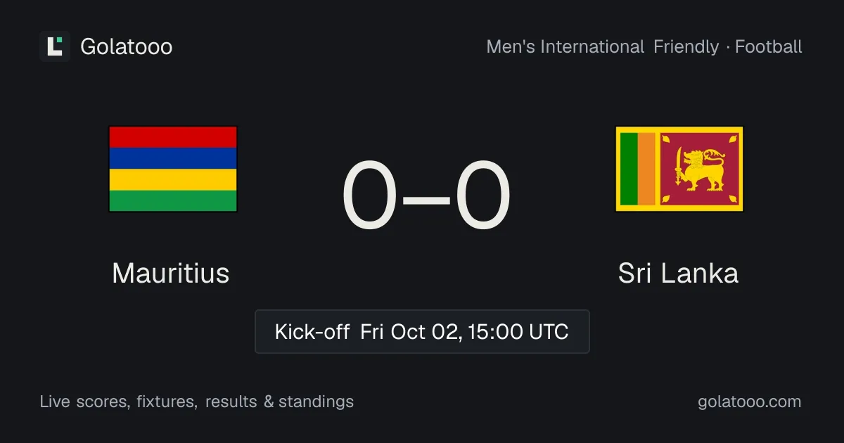 Mauritius vs Sri Lanka: preview, form, head-to-head and how to watch