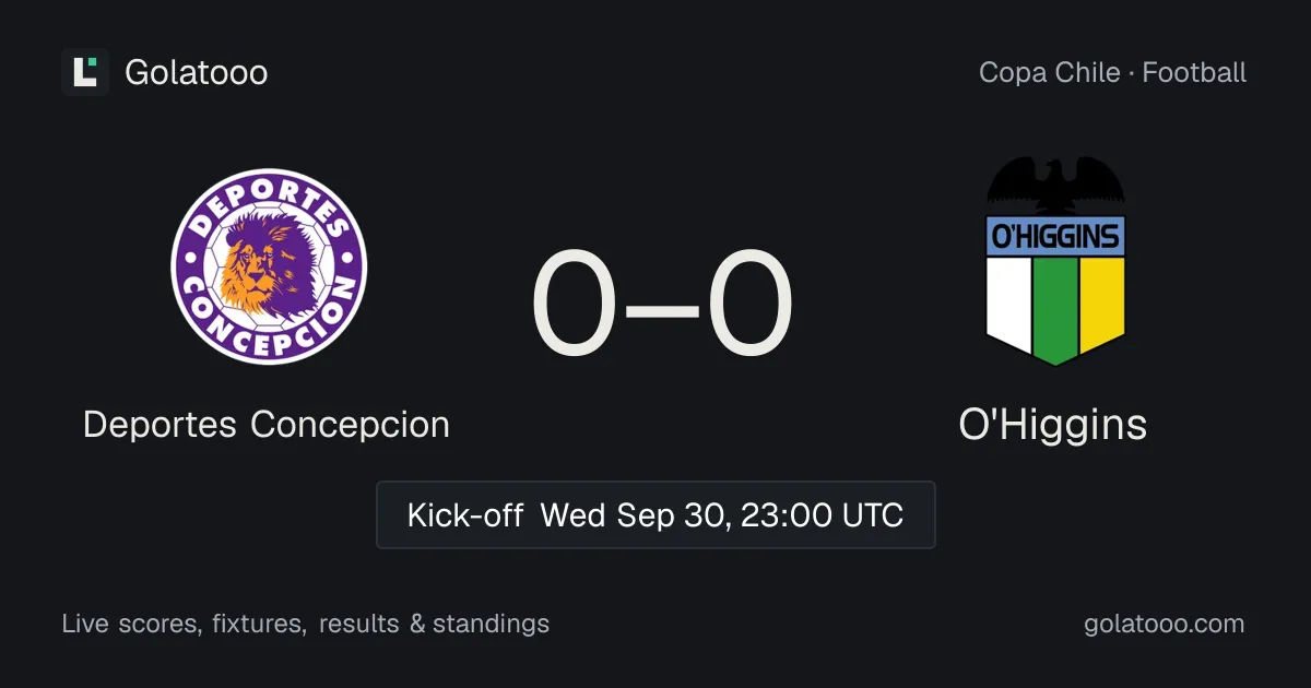 Deportes Concepcion ضد نادي أوهيجينس: المعاينة والأداء الأخير والمواجهات السابقة وأين تشاهد المباراة