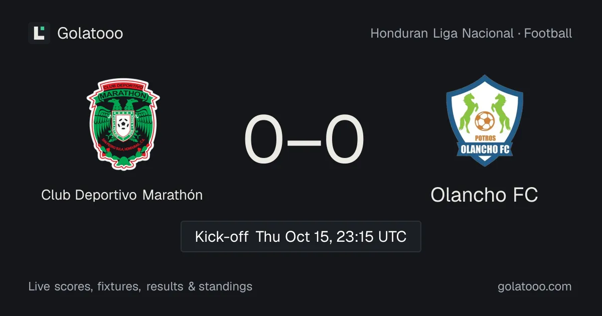 Club Deportivo Marathón vs Olancho FC: preview, form, head-to-head and how to watch