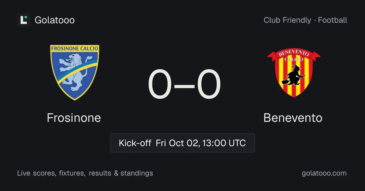 Frosinone vs Benevento: preview, form, head-to-head and how to watch