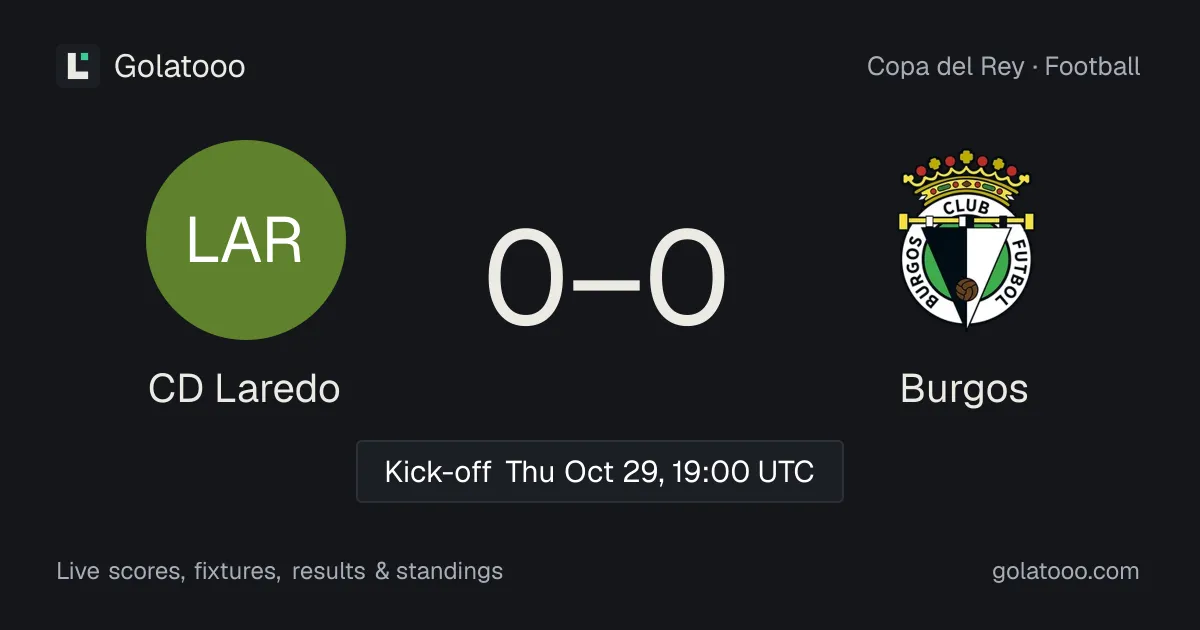 CD Laredo vs Burgos: preview, form, head-to-head and how to watch