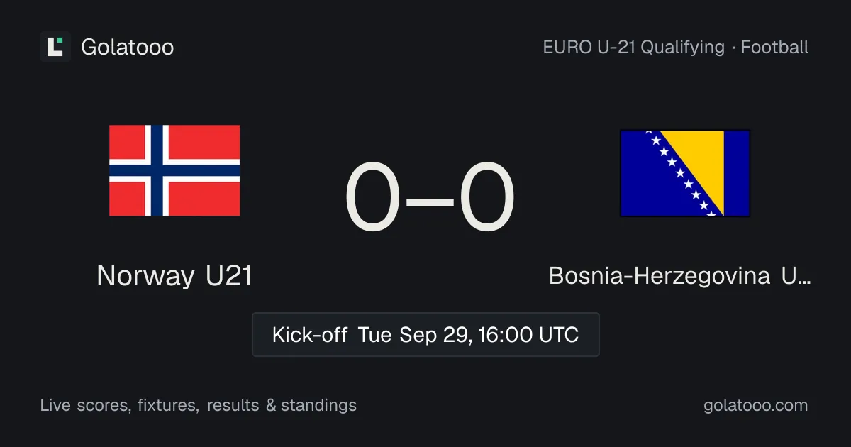 منتخب النرويج تحت 21 سنة لكرة القدم ضد Bosnia-Herzegovina U21: المعاينة والأداء الأخير والمواجهات السابقة وأين تشاهد المباراة